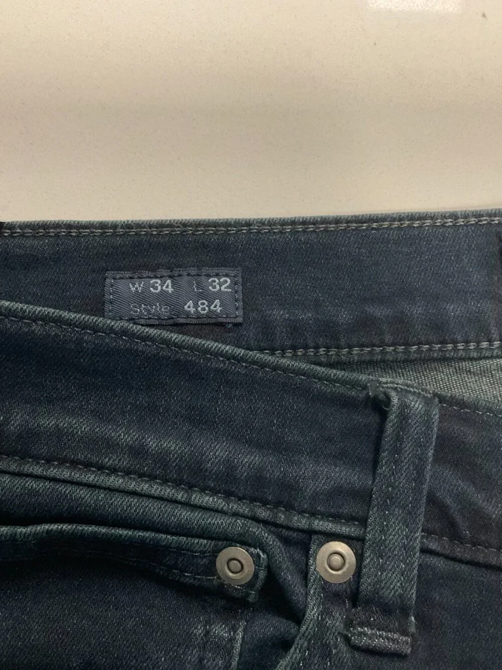 J Crew Men's Slim Stretch Jeans in deep lake wash 34x32
